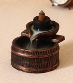 eCraftIndia Deep Steps Smoke Backflow Cone Incense Holder DECORative Showpiece