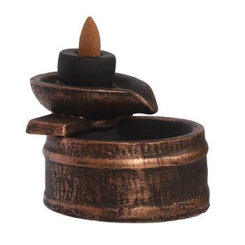 eCraftIndia Deep Steps Smoke Backflow Cone Incense Holder DECORative Showpiece 2
