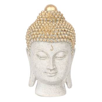 e craft india buddha head white polyresin showpiece 2