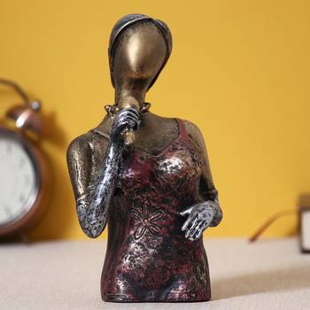 eCraftIndia Singing Lady DECORative Figurine 1