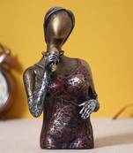 eCraftIndia Singing Lady DECORative Figurine