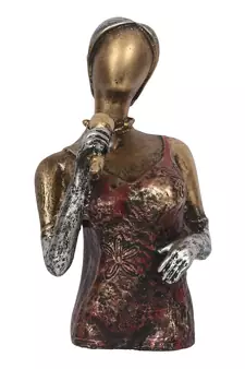 eCraftIndia Singing Lady DECORative Figurine