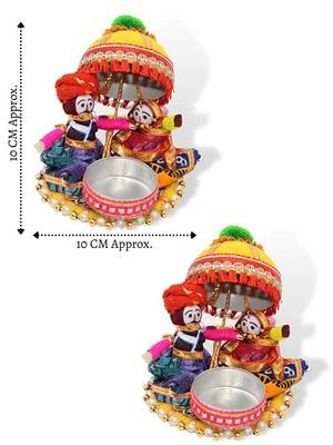 BK Creation Couple Tealight Candle Holder, Pack of 2 3