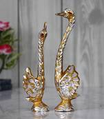 eCraftIndia Dancing Cute Love Birds 7 5 Inch DECORative Figurine Showpiece