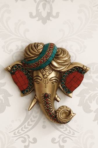 Handcrafted Hanging Brass Lord Ganesha 