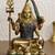 eCraftIndia Lord Shiva Idol DECORative Brass Figurine with Colorful Stone Work