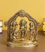 eCraftIndia Ram Darbar Idol DECORative Handcrafted Brass Figurine