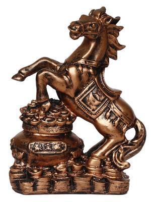eCraftIndia Jumping Horse Antique Look Handcrafted DECORative Showpiece 3