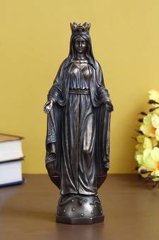 eCraftIndia Lady of Grace Cold Cast Bronze Resin DECORative Figurine