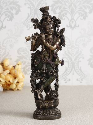 Bronze Krishna Idol  1