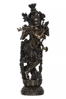 Bronze Krishna Idol 
