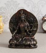 eCraftIndia Goddess Tara Cold Cast Bronze Resin DECORative Figurine