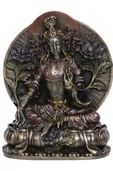 eCraftIndia Goddess Tara Cold Cast Bronze Resin DECORative Figurine