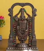 eCraftIndia Tirupati Balaji Cold Cast Bronze Resin DECORative Figurine