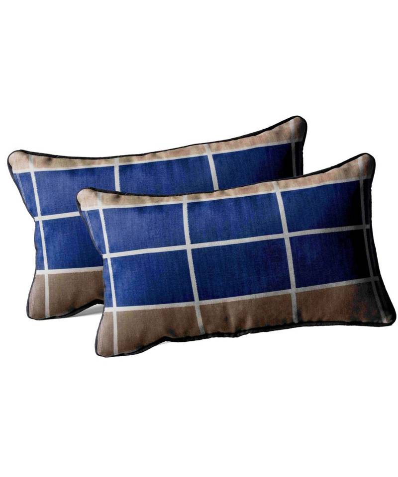 multicolor cotton abstract print bedsheet with pillow covers