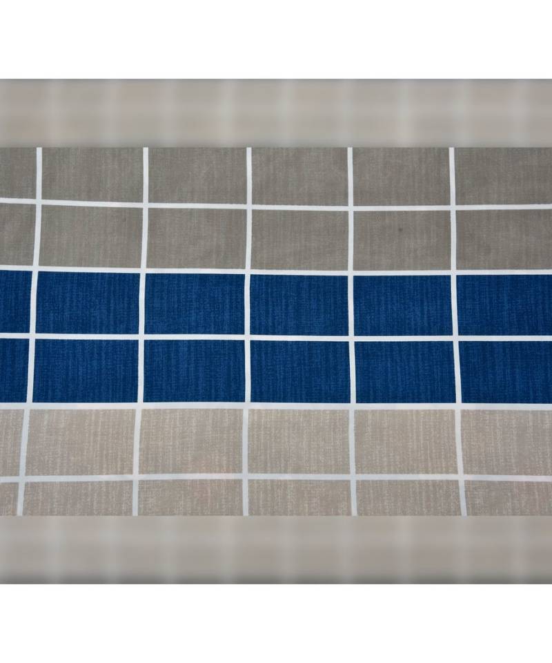 multicolor cotton abstract print bedsheet with pillow covers