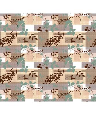 multicolor cotton abstract print bedsheet with pillow covers 3