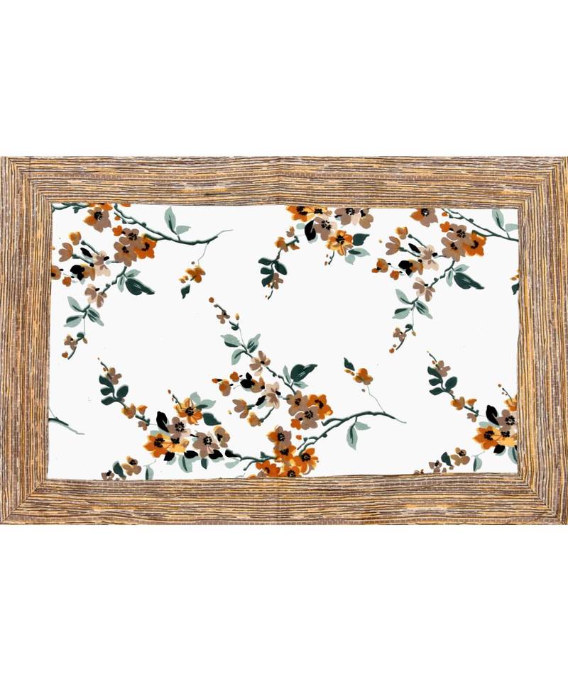 multicolor cotton abstract print bedsheet with pillow covers