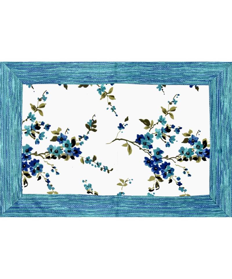 multicolor cotton abstract print bedsheet with pillow covers