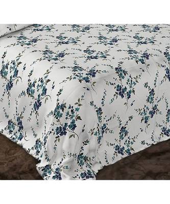 multicolor cotton abstract print bedsheet with pillow covers 5