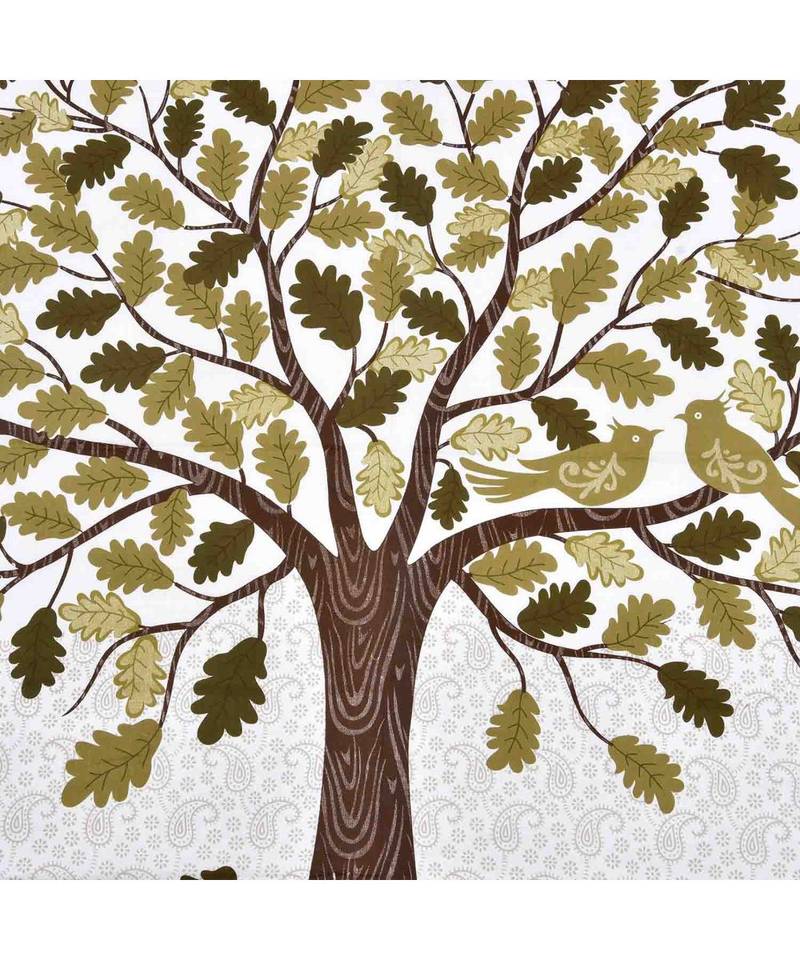 multicolor cotton abstract print bedsheet with pillow covers