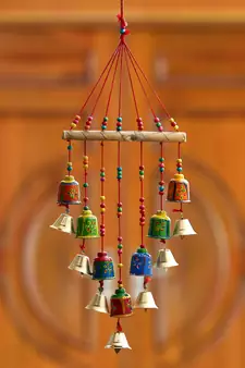 eCraftIndia Handcrafted DECORative Wall Door Window Hanging Bells
