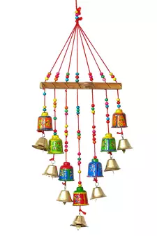 eCraftIndia Handcrafted DECORative Wall Door Window Hanging Bells