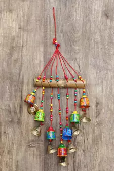 eCraftIndia Handcrafted DECORative Wall Door Window Hanging Bells