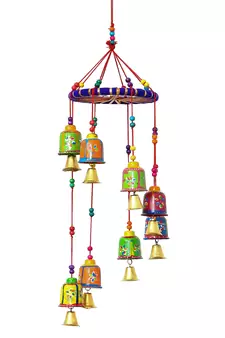 eCraftIndia Handcrafted DECORative Wall Door Window Hanging Bells