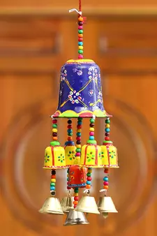 eCraftIndia Handcrafted DECORative Wall Door Window Hanging Bells
