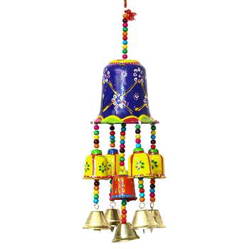 eCraftIndia Handcrafted DECORative Wall Door Window Hanging Bells 3