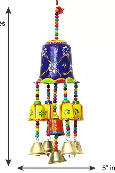 eCraftIndia Handcrafted DECORative Wall Door Window Hanging Bells