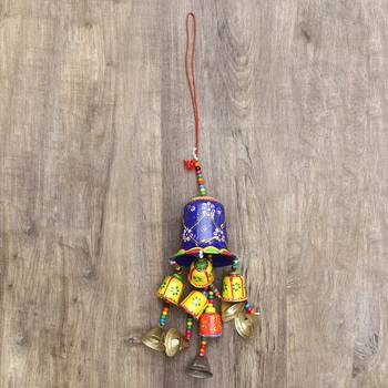 eCraftIndia Handcrafted DECORative Wall Door Window Hanging Bells 6