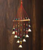 eCraftIndia Handcrafted DECORative Elephant Wall Door Window Hanging Bells