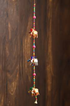 eCraftIndia Handcrafted DECORative Elephant Wall Door Window Hanging