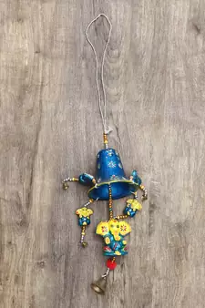 eCraftIndia Handcrafted DECORative Lord Ganesha Wall Door Window Hanging Bells
