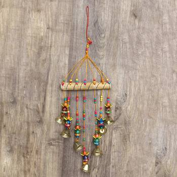 eCraftIndia Handcrafted DECORative Kalash Wall Door Window Hanging Bells 7