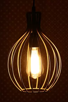 Edison Filament Golden Finish Diamond Cage Pendant Light  Ceiling Hanging Lamp for Home Living Room Offices Restaurants