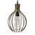 Edison Filament Golden Finish Diamond Cage Pendant Light  Ceiling Hanging Lamp for Home Living Room Offices Restaurants