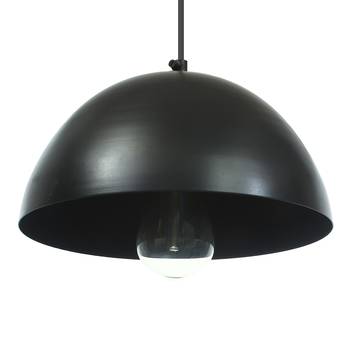 Shining Black Glossy Finish Pendant Light  10  Diameter Ceiling Hanging Lamp for Home Living Room Offices Restaurants 3
