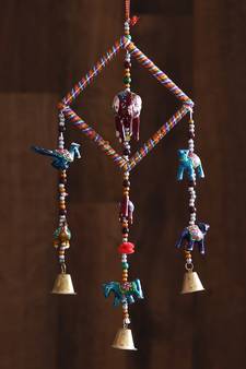 eCraftIndia Handcrafted DECORative Wall Door Window Hanging Bells