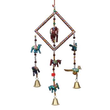 eCraftIndia Handcrafted DECORative Wall Door Window Hanging Bells 3