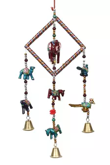 eCraftIndia Handcrafted DECORative Wall Door Window Hanging Bells