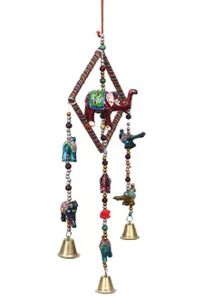 eCraftIndia Handcrafted DECORative Wall Door Window Hanging Bells