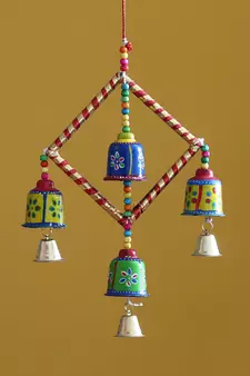 eCraftIndia Handcrafted DECORative Wall Door Window Hanging Bells