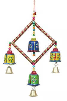 eCraftIndia Handcrafted DECORative Wall Door Window Hanging Bells
