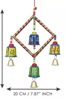 eCraftIndia Handcrafted DECORative Wall Door Window Hanging Bells