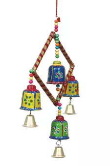 eCraftIndia Handcrafted DECORative Wall Door Window Hanging Bells