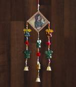 eCraftIndia Handcrafted DECORative Lord Ganesha Wall Door Window Hanging Bell