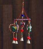 eCraftIndia Handcrafted DECORative Lord Ganesha Wall Door Window Hanging Bell